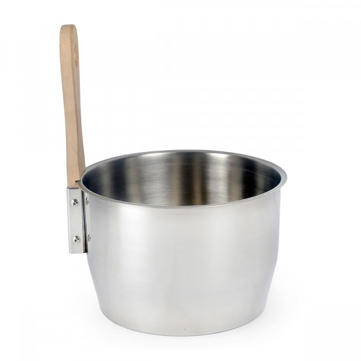 Juego de cubo y cucharón para sauna, MÁS VAPOR, ÓPTIMO 4 L