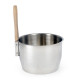 Juego de cubo y cucharón para sauna, MÁS VAPOR, ÓPTIMO 4 L