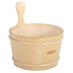Cubeta de madera Harvia, 4l  Cubeta de madera Harvia, 4l