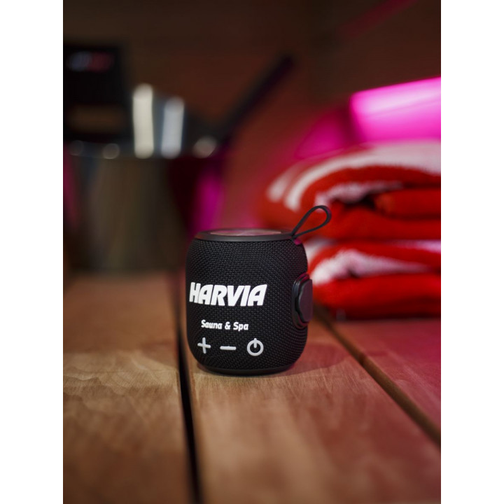 Altavoz para sauna resistente al agua HARVIA, negro