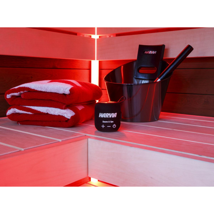 Altavoz para sauna resistente al agua HARVIA, negro