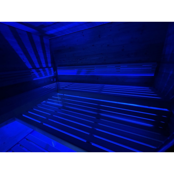 PROYECTOR LED SAUFLEX RGB, CON UNIDAD DE CONTROL