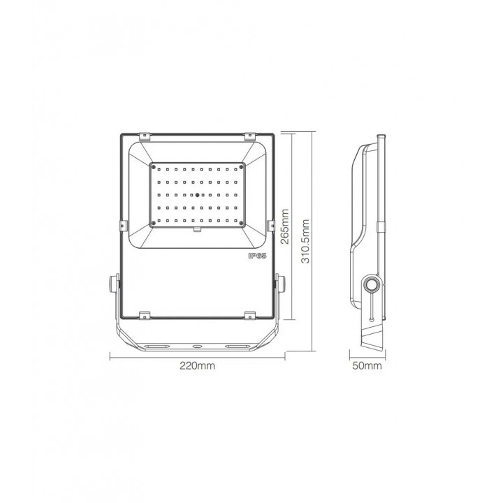 PROYECTOR LED SAUFLEX RGB, CON UNIDAD DE CONTROL