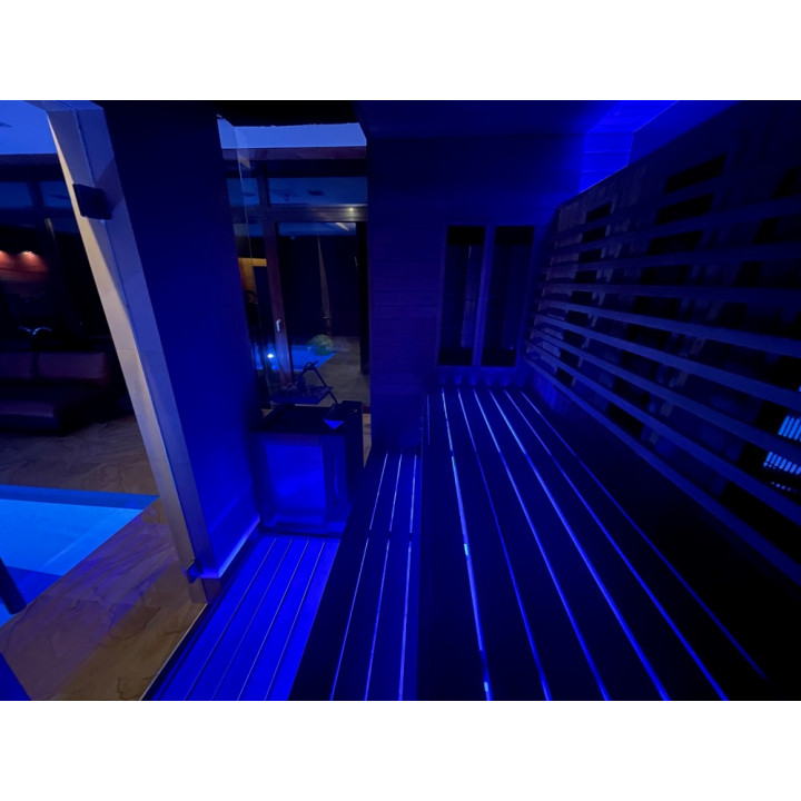 PROYECTOR LED SAUFLEX RGB, CON UNIDAD DE CONTROL