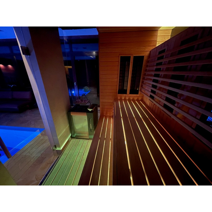 PROYECTOR LED SAUFLEX RGB, CON UNIDAD DE CONTROL