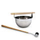 CUBO Y CUCHARÓN DE SAUNA CON EFECTO DUCHA SET MÁS VAPOR, PREMIUM, SAWO 5 L