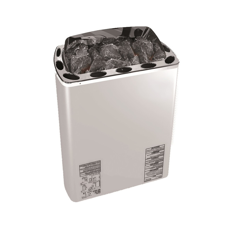 Calentador de sauna eléctrico - SAWOTEC MINI X Corner 2,3kW, sin unidad de control