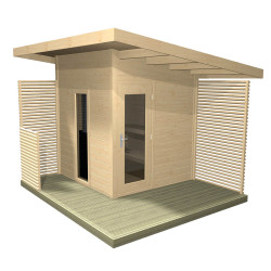 Sauna exterior HARVIA Solide Compact 