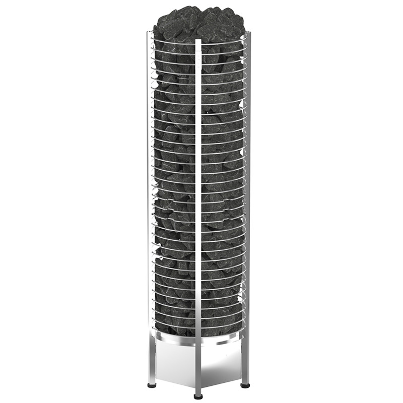Calentador de sauna eléctrico – SAWOTEC Tower, sin unidad de control
