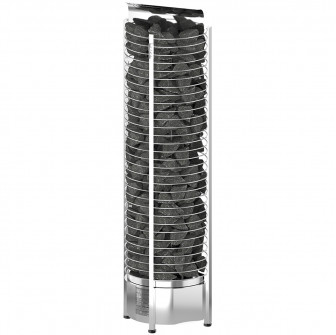 Calentador de sauna eléctrico SAWOTEC Tower Wall, sin unidad de control, 6 kW