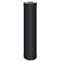 Tubo de chimenea de acero HARVIA 1,5 m, negro 