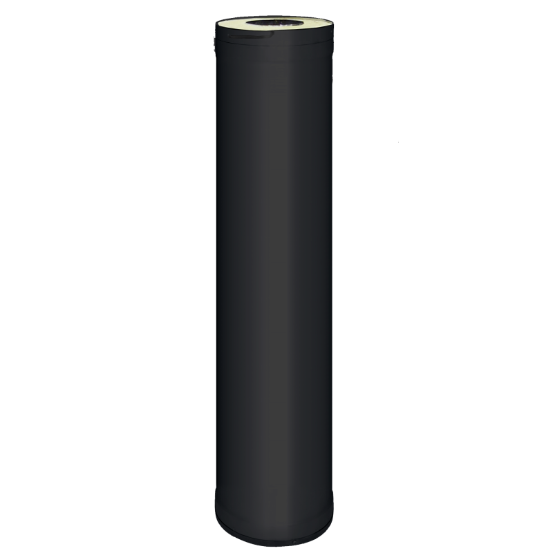 Tubo de chimenea de acero HARVIA 1,5 m, negro