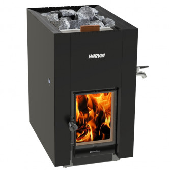 Estufa de leña para sauna - HARVIA Linear 22 GreenFlame ES