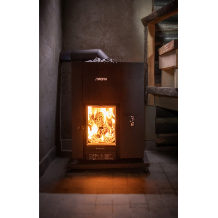 Estufa de leña para sauna - HARVIA Linear 22 GreenFlame LS