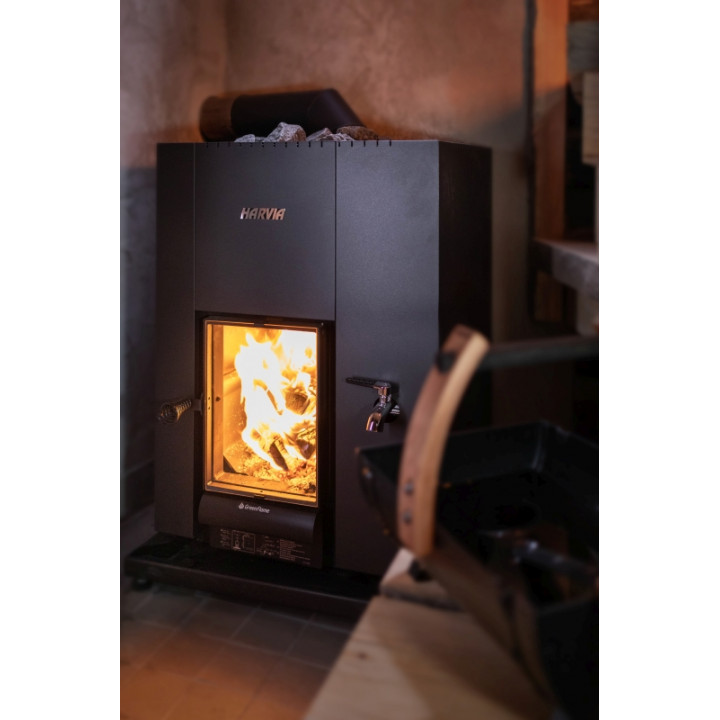 Estufa de leña para sauna - HARVIA Linear 22 GreenFlame LS