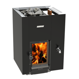 Estufa de sauna de leña - HARVIA Linear 22 GreenFlame RS  Estufa de sauna de leña - HARVIA Linear 22 GreenFlame RS