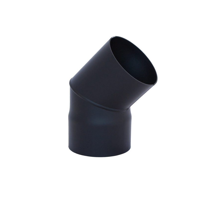 Codo HARVIA 45°, negro