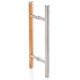 Puertas de sauna de cristal AD PREMIUM LIGHT, cristal mate, 80 x 200, aliso, transparente mate