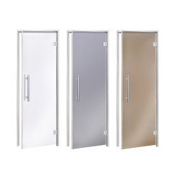 Puertas de vidrio AD BENELUX para sauna de vapor 