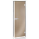 Puertas de sauna de cristal AD DORADO, 90 x 200, Bronce