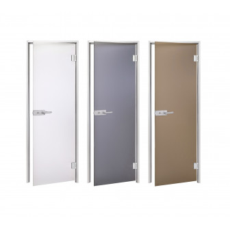 Puertas de sauna de vidrio AD DORADO, vidrio mate