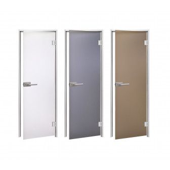 Puertas de cristal AD DORY para sauna de vapor, vidrio mate