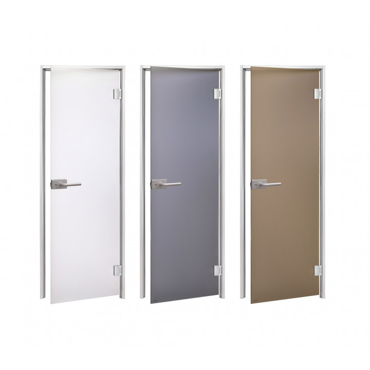 Puertas de cristal AD DORY para sauna de vapor, vidrio mate