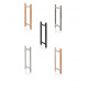 Manilla AD para puertas de cristal AU Mini Premium, metal negro