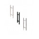 Manilla AD para puertas de cristal AU Premium, acero negro