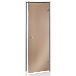 Puertas de vidrio AD para sauna de vapor, vidrio bronce 