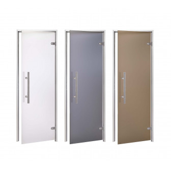 Puertas de cristal AD LIGHT para sauna de vapor, vidrio mate