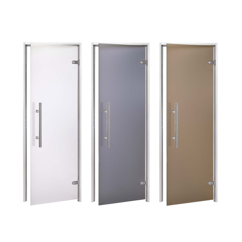 Puertas de vidrio AD LIGHT para sauna de vapor, Vidrio mate