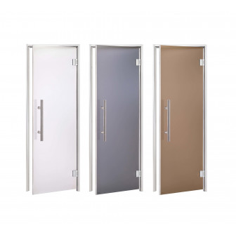 Puertas de cristal AD LUX para sauna de vapor, vidrio mate