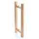 Puertas de sauna de cristal AD NATURAL, 80 x 200, Aliso, Gris