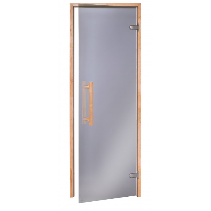 Puertas de sauna de cristal AD NATURAL, 80 x 200, Aliso, Gris