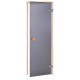 Puertas de sauna de cristal AD STANDART, cristal mate, 70 x 210 mm, color álamo temblón, gris mate.