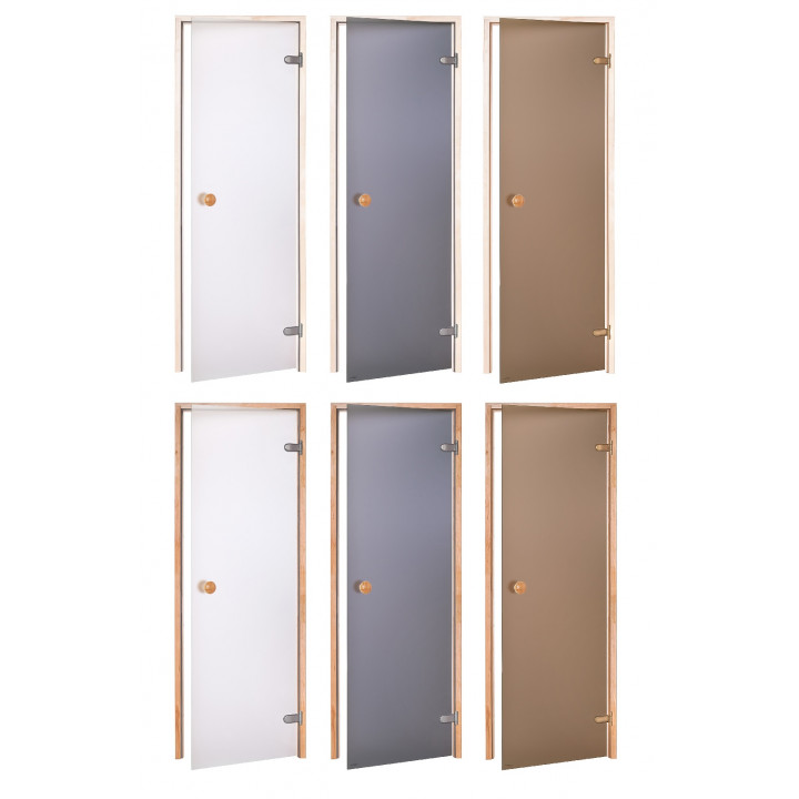 Puertas de sauna de vidrio AD STANDART, vidrio mate