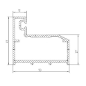 Puertas de vidrio AD para sauna de vapor, vidrio mate - 3