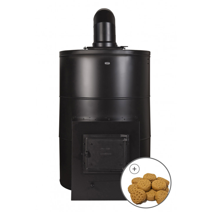 Estufa de leña para sauna AITO AK-110 con piedras cerámicas