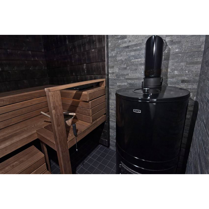 Estufa de leña para sauna - AITO AK-78, con piedras tradicionales
