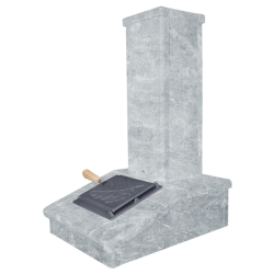 Acabado de chimenea de piedra, Talcoclorito, 790 mm  Acabado de chimenea de piedra, Talcoclorito, 790 mm