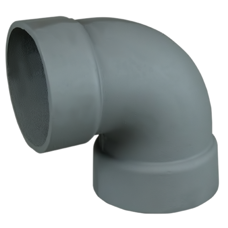 Codo de hierro fundido 90G F150 para hornos GEFEST