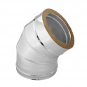 Codo aislado doble pared 45 - 0