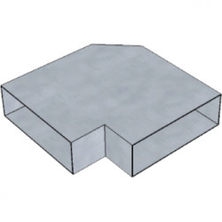 Codo plano 5F15/90  Codo plano 5F15/90