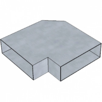 Codo plano 5F15/90