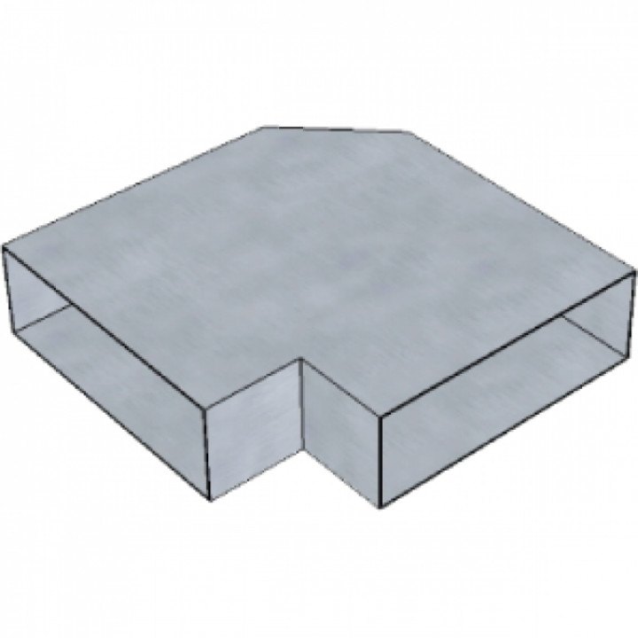 Codo plano 5F15/90