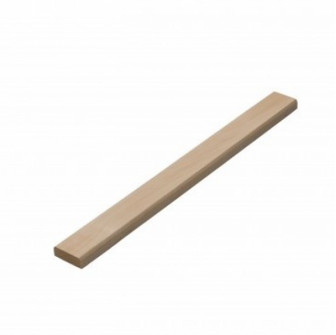 Moldura de cubierta, 8 x 30 mm, madera de tilo