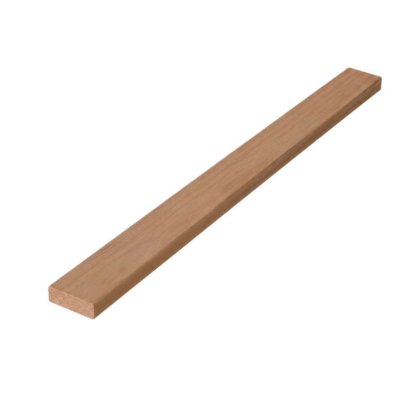Moldura de cubierta, 8 x 30 mm, madera de aliso