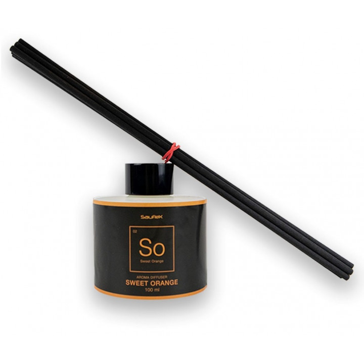 Aroma aromático con varillas, aroma de naranja dulce y ají 100 ml
