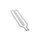 Repuestos - Resistencia HUUM para calefactores CLIFF/STEEL de 2 kW